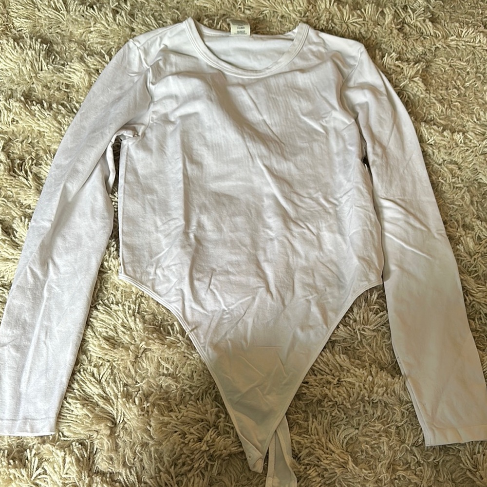 No Boundaries White Long Sleeve Top